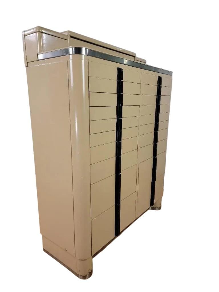 Art Deco Industrial Dental Storage Cabinet - 7