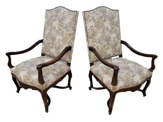 Vintage French Provincial Style Armchairs By Drexel Heritage - Pair - 2