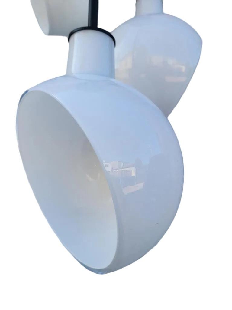 Edendale Angled Opal Hanging 3 Pendant Light - 7