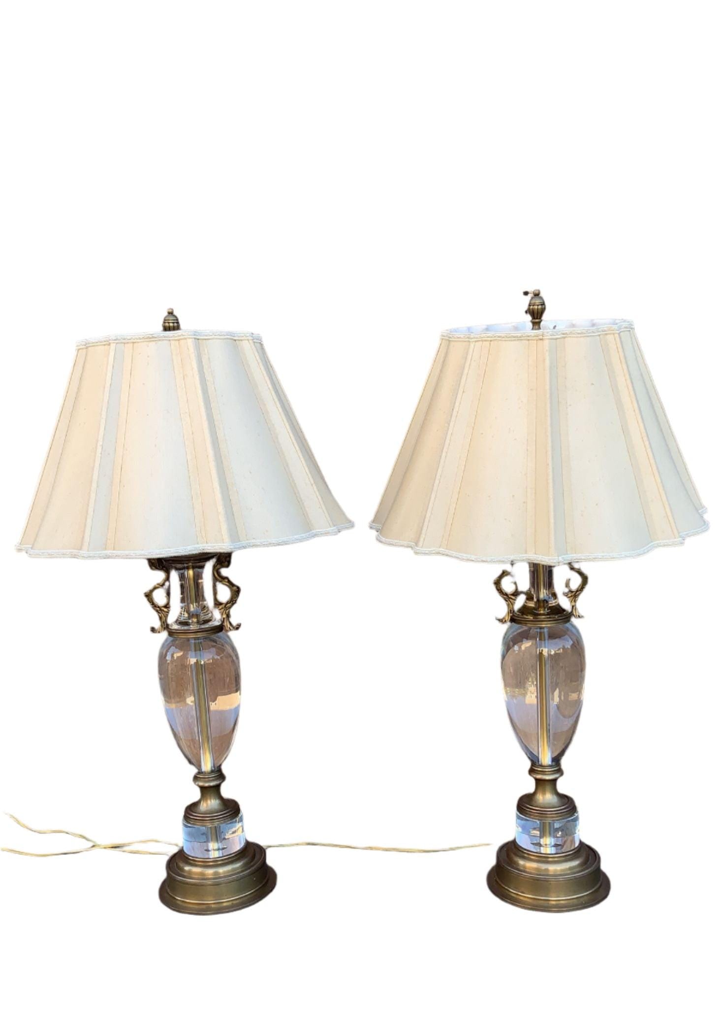 Vintage Regency Decorative Crafts 5585 Sainsbury Figural Table Lamps - Pair - 2