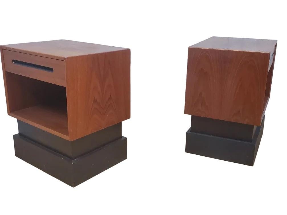 MCM Teak Nightstands/Side Tables By Westnofa - 3