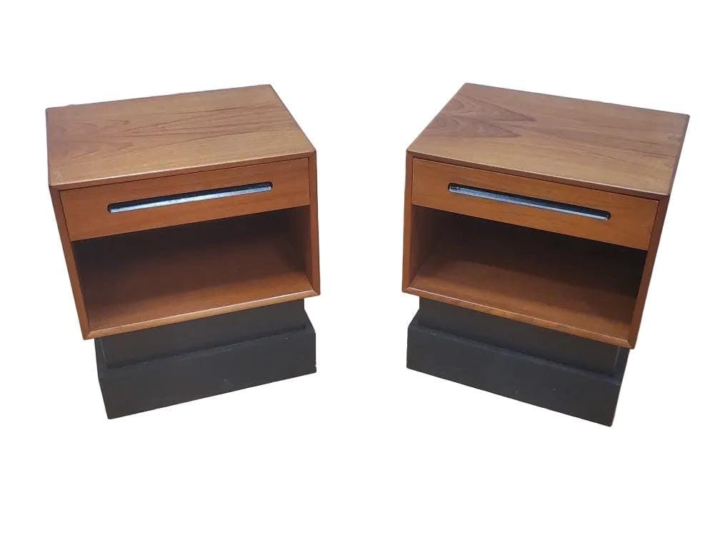MCM Teak Nightstands/Side Tables By Westnofa - 4