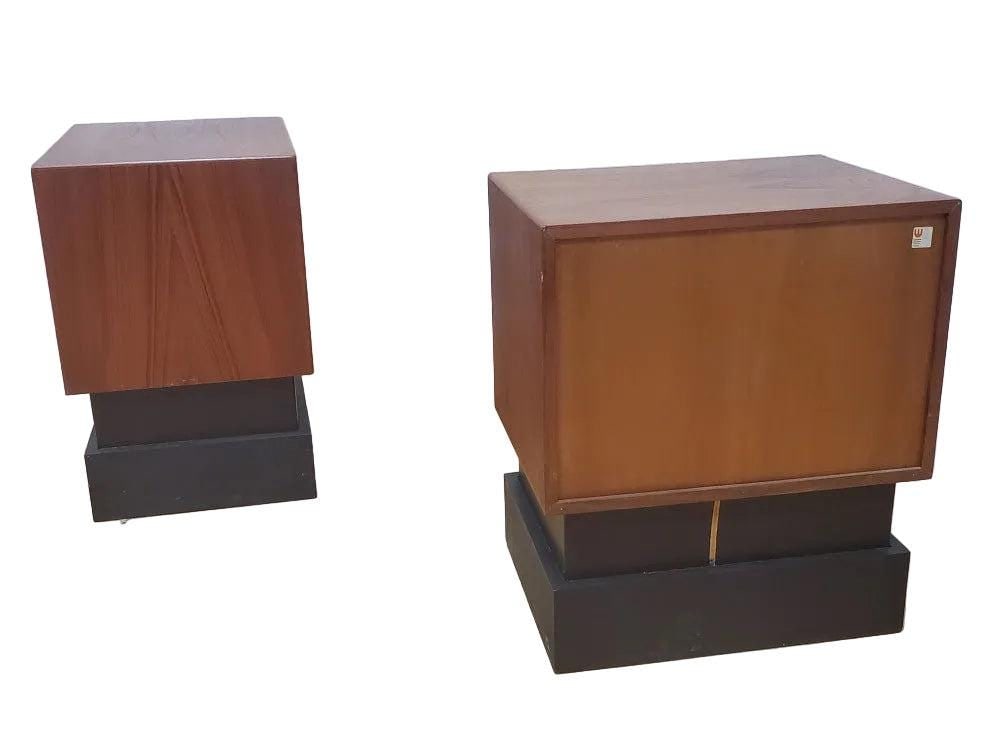 MCM Teak Nightstands/Side Tables By Westnofa - 5