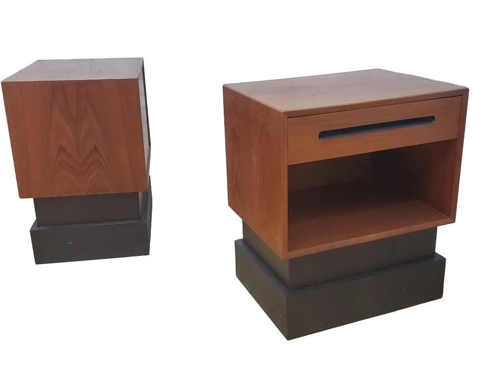 MCM Teak Nightstands/Side Tables By Westnofa - 6