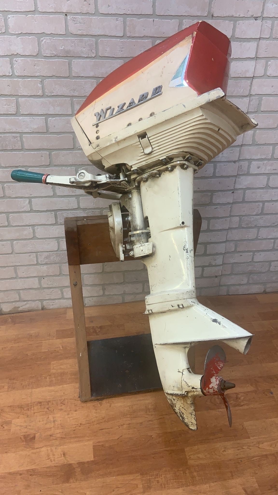 Vintage Wizard Boat Motor - 3