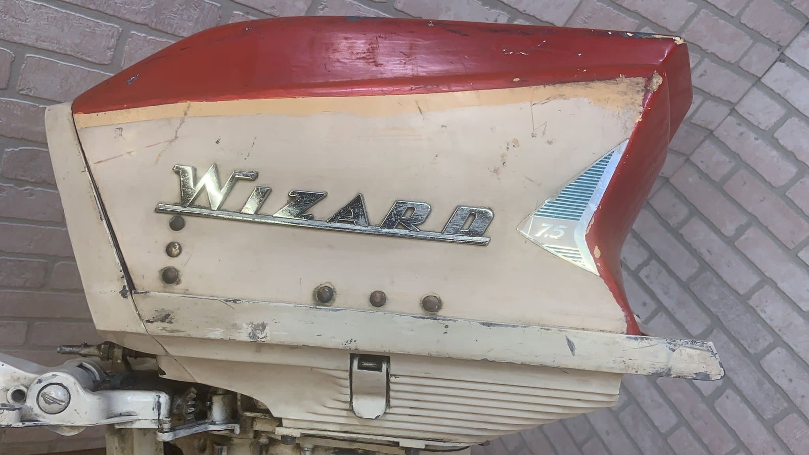 Vintage Wizard Boat Motor - 5