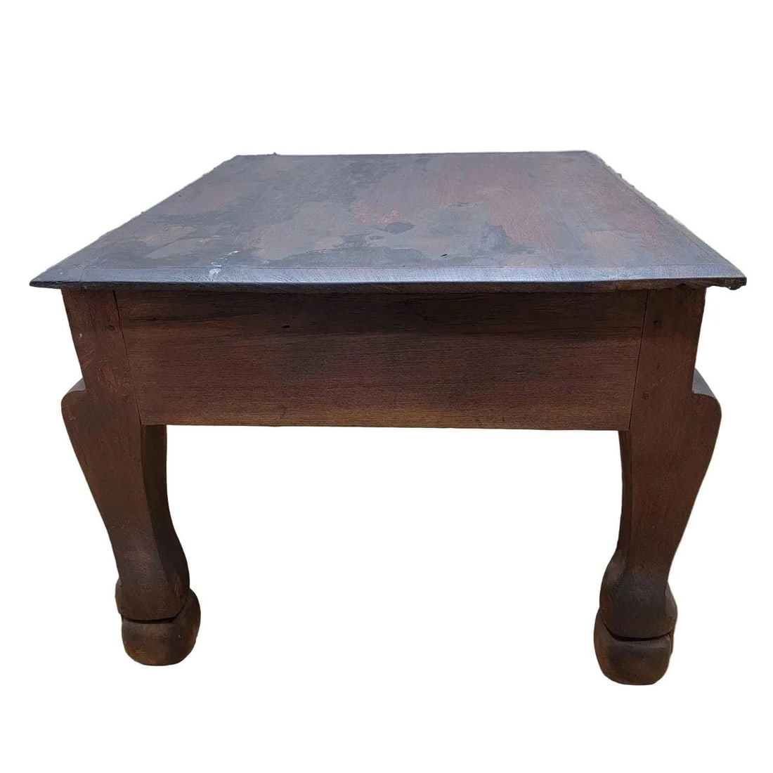Antique East Indian Teak Side Table - 3