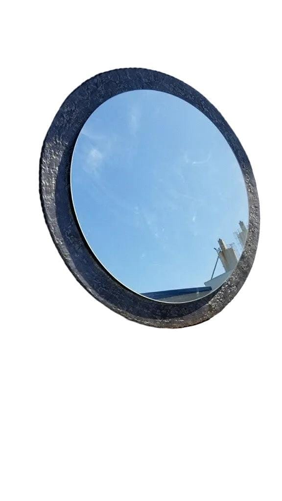 Two Tier Distressed Zinc Wall Mirror - 4