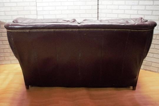 Hancock & Moore Austin Loveseat and Armchair in "Oxblood" Leather - 2 Piece Set - 5