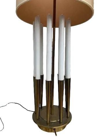 MCM Brass Stiffle Candelabra Lamp by Tommi Parzinger - 3