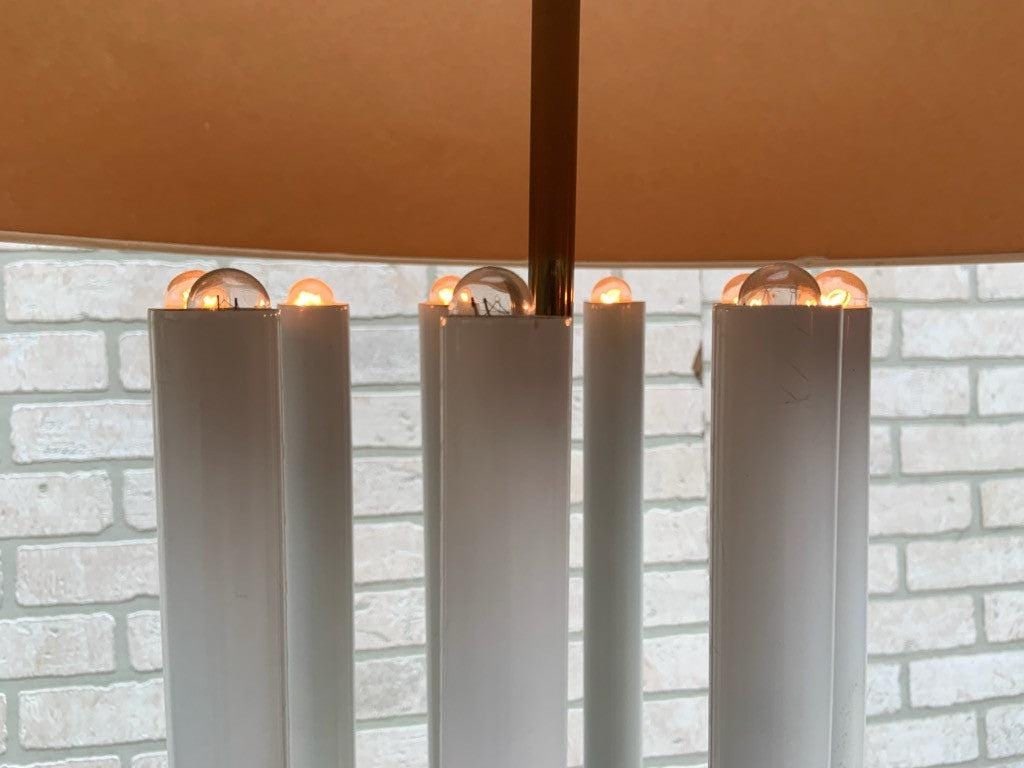 MCM Brass Stiffle Candelabra Lamp by Tommi Parzinger - 6