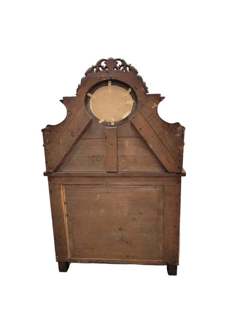 Antique English Victorian Chiffonier Cabinet with Mirror - 3