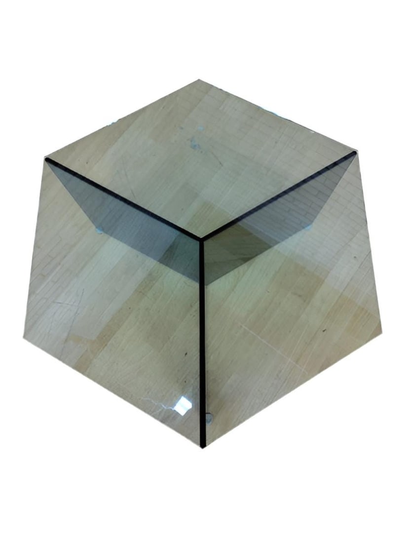 Modern Danish Hexagon Glass Coffee Table by Friends and Founders - 5