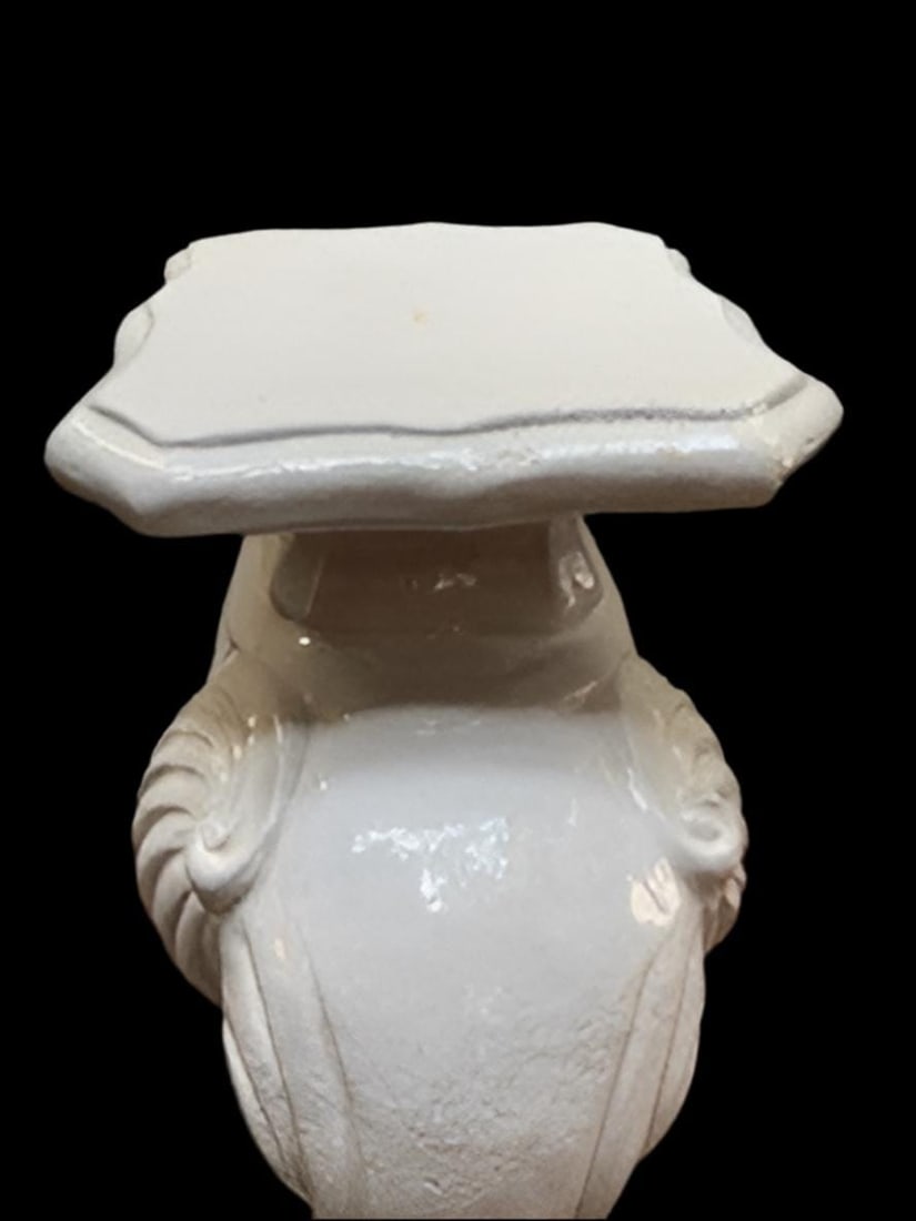 Vintage Elephant Pedestal Stand Table - 4