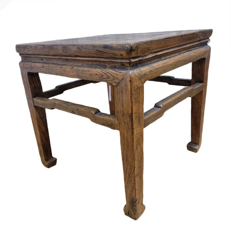 Antique Shanxi Province Elm Square Side Table (1 of 5)