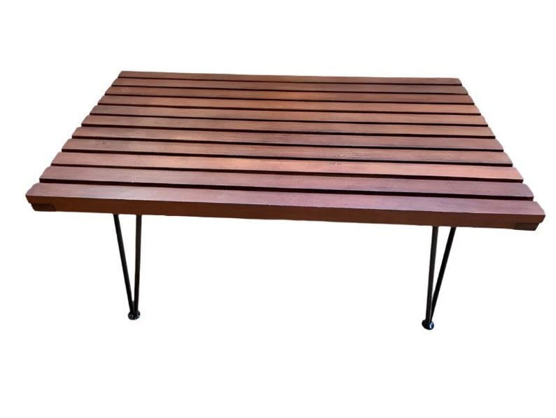 MCM Pipsan Saarinen Style Slatted Coffee Table (1 of 4)