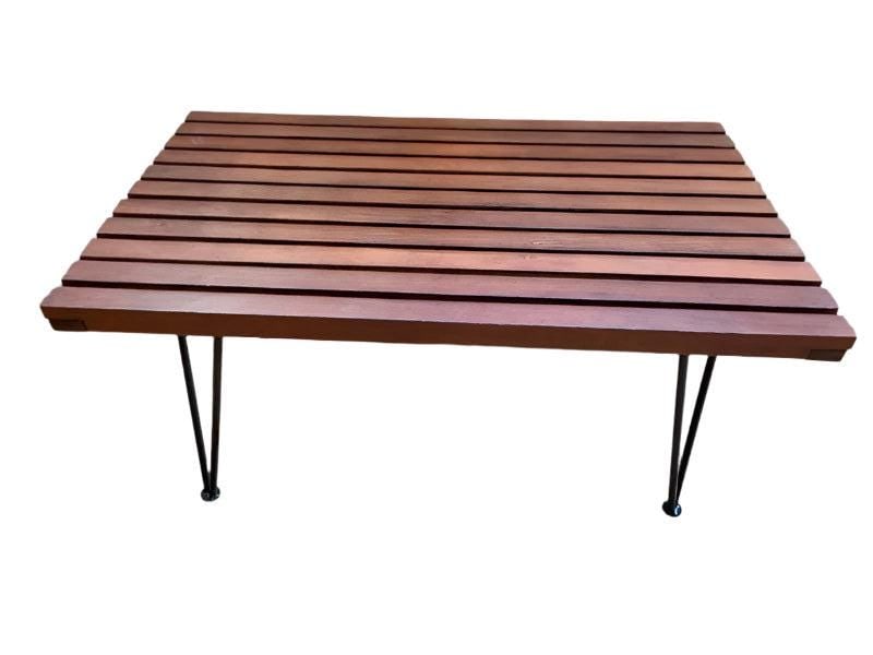 MCM Pipsan Saarinen Style Slatted Coffee Table - 2
