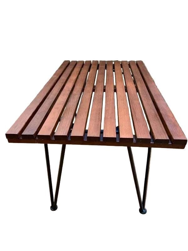 MCM Pipsan Saarinen Style Slatted Coffee Table - 4