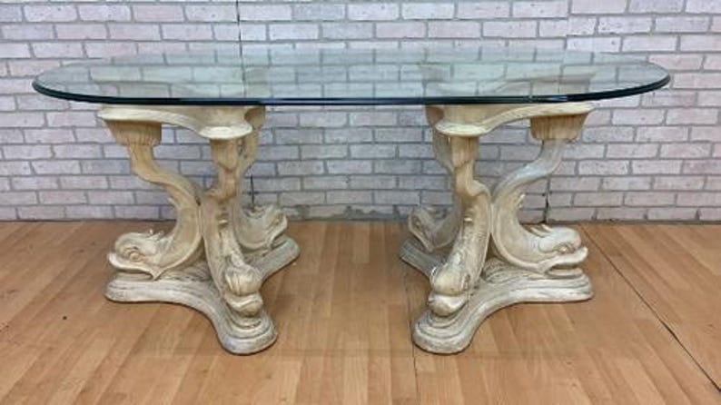 Hollywood Regency Figural Console Table (1 of 8)