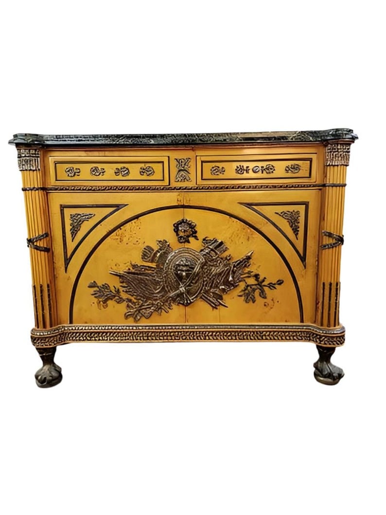 Vintage French Louis XVI Style Chest Commode (1 of 8)