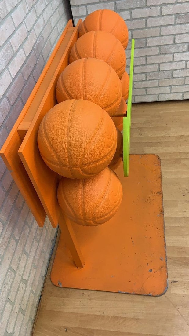 Vintage Nike Basketball Shelf End Table - Set of 2 - 8