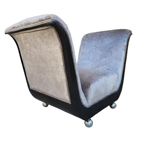 Art Deco Guglielmo Ulrich Style Scuptural Benches Newly Reupholstered - Pair - 4