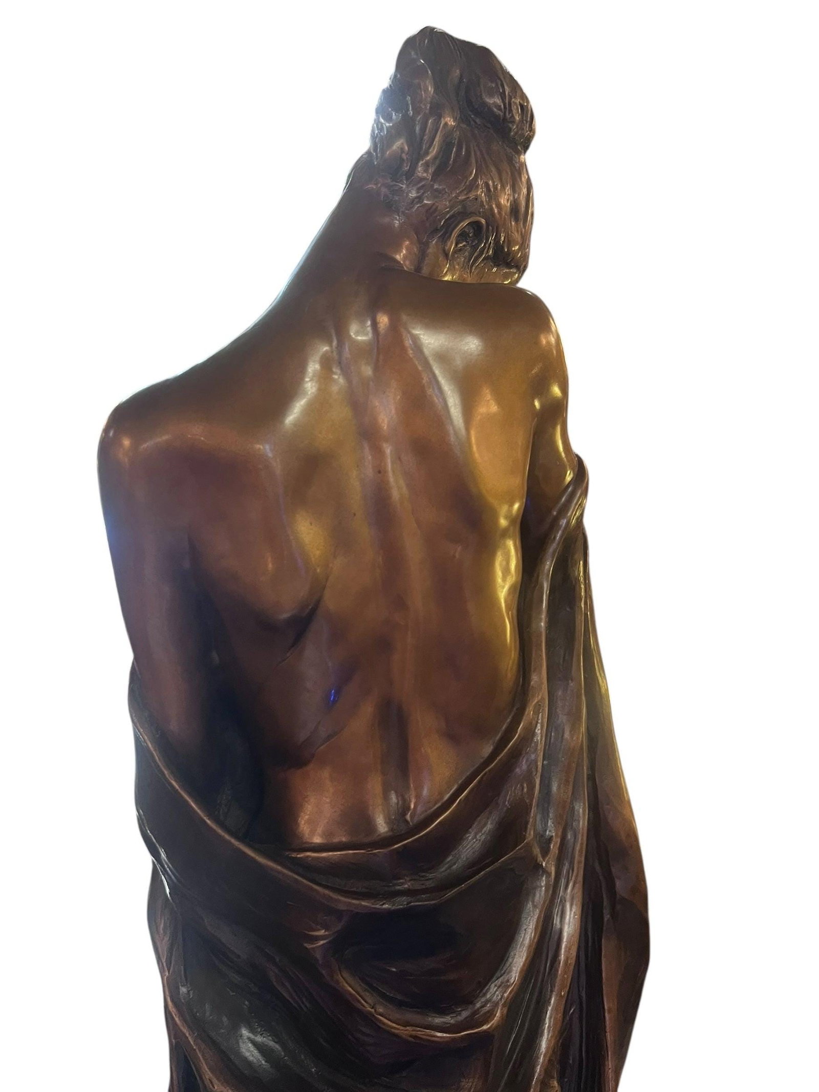 Vintage Mother and Child Bronze SculptureBy Rebecca Ghiglieri - 7