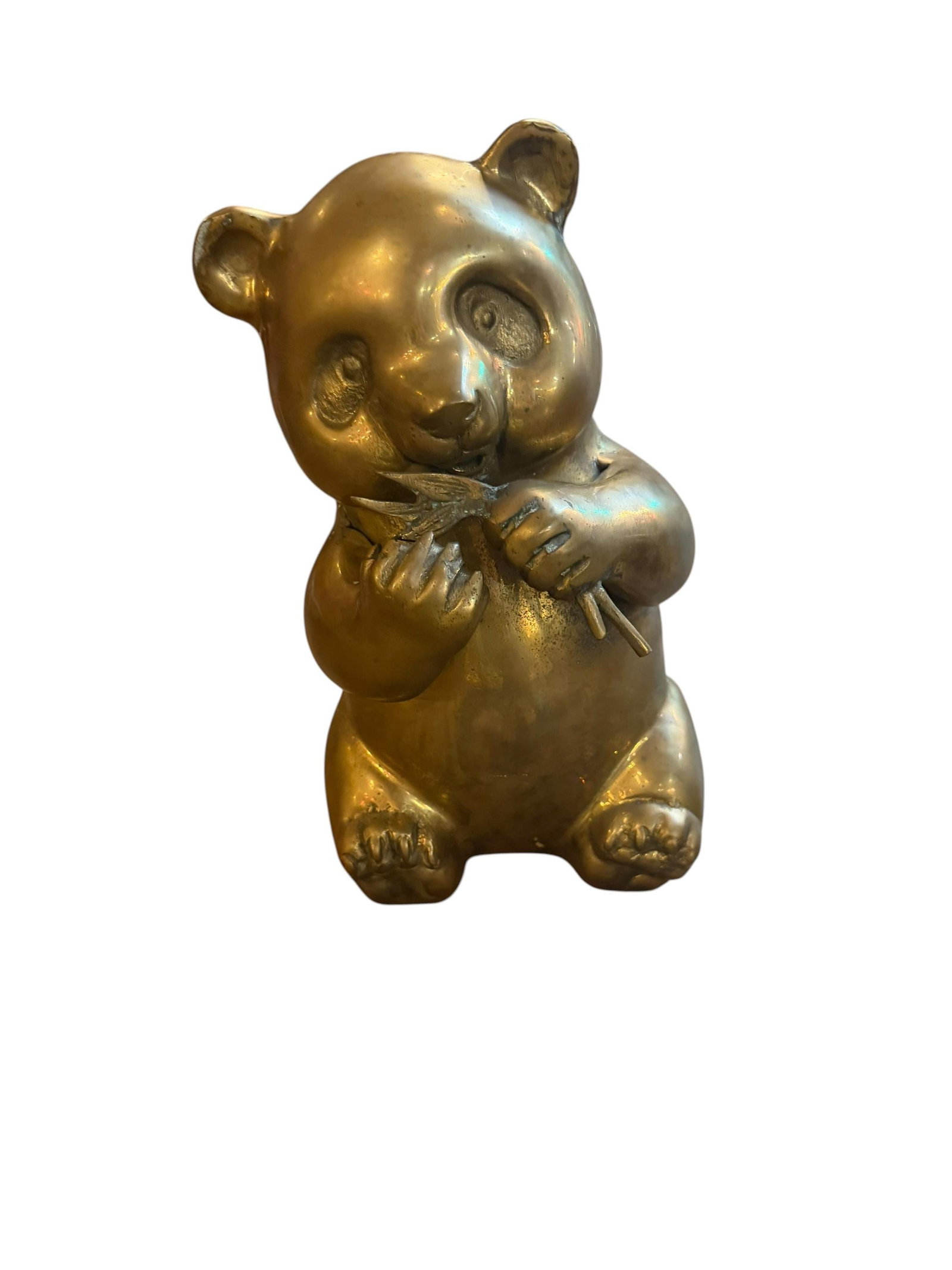 MCM Brass Panda Statue Figurine - 2