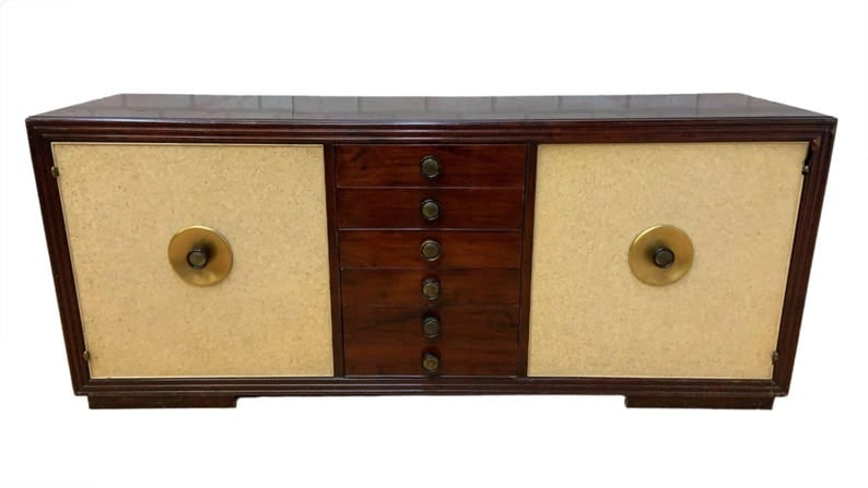 Art Deco Mahogany and Cork Sideboard by Johnson Furniture (1 of 8)
