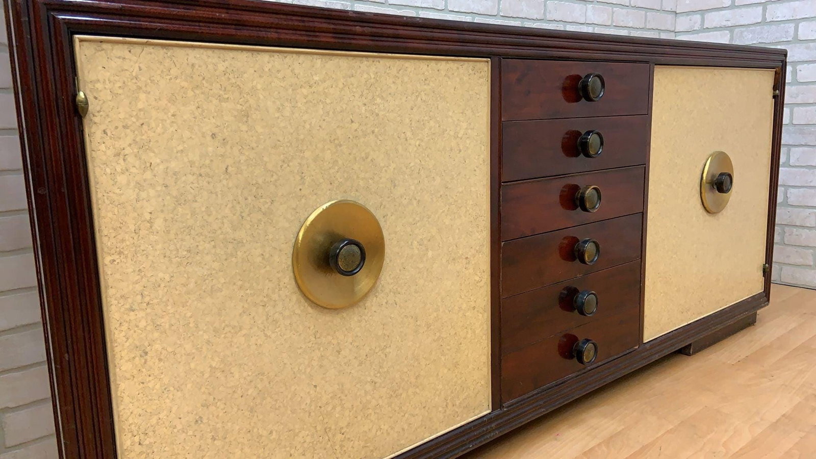 Art Deco Mahogany and Cork Sideboard by Johnson Furniture - 3