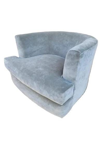 MCM Barrel Back Tub Chair by Henredon Newly Reupholstered - 6