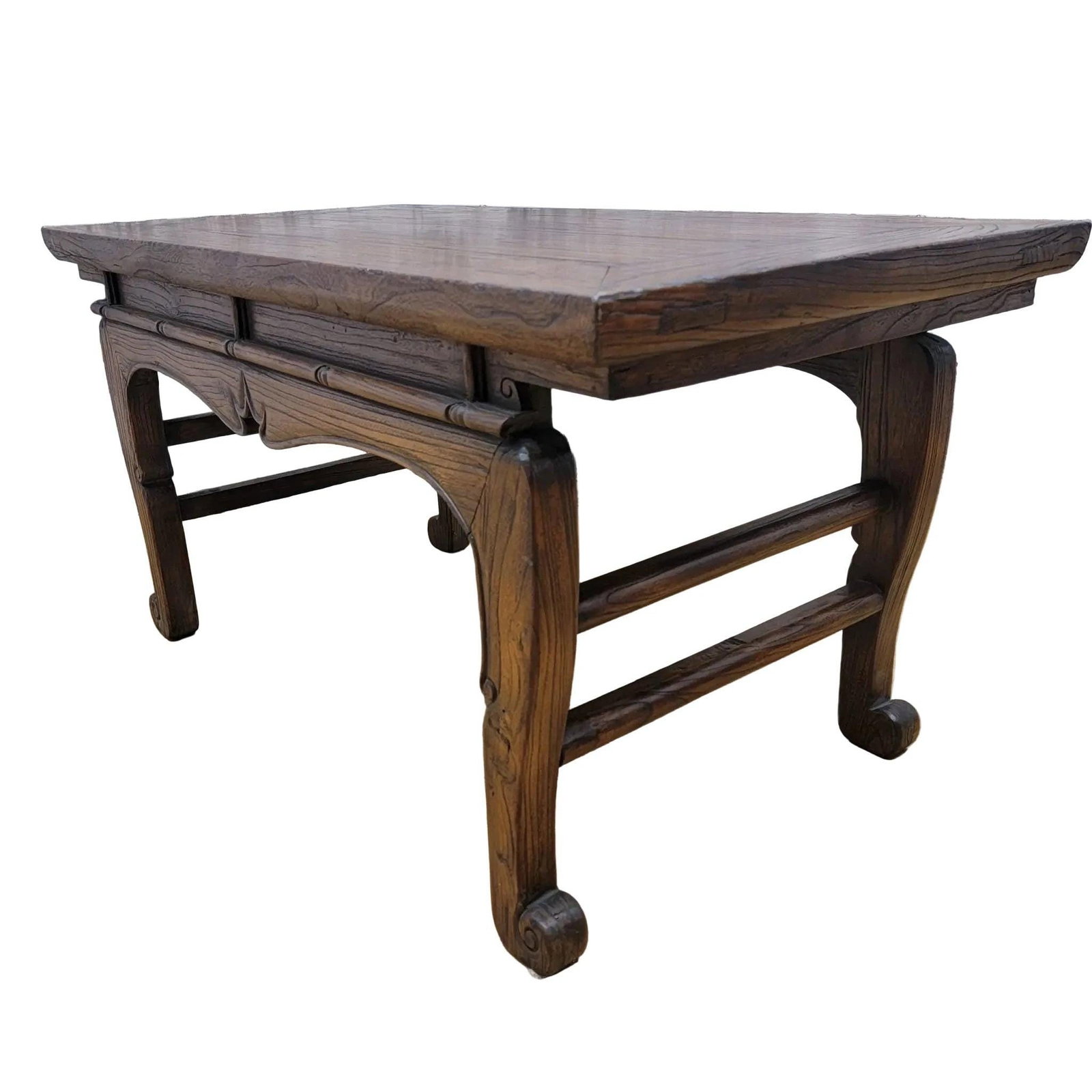 Antique Chinese Elm Coffee Table - 4