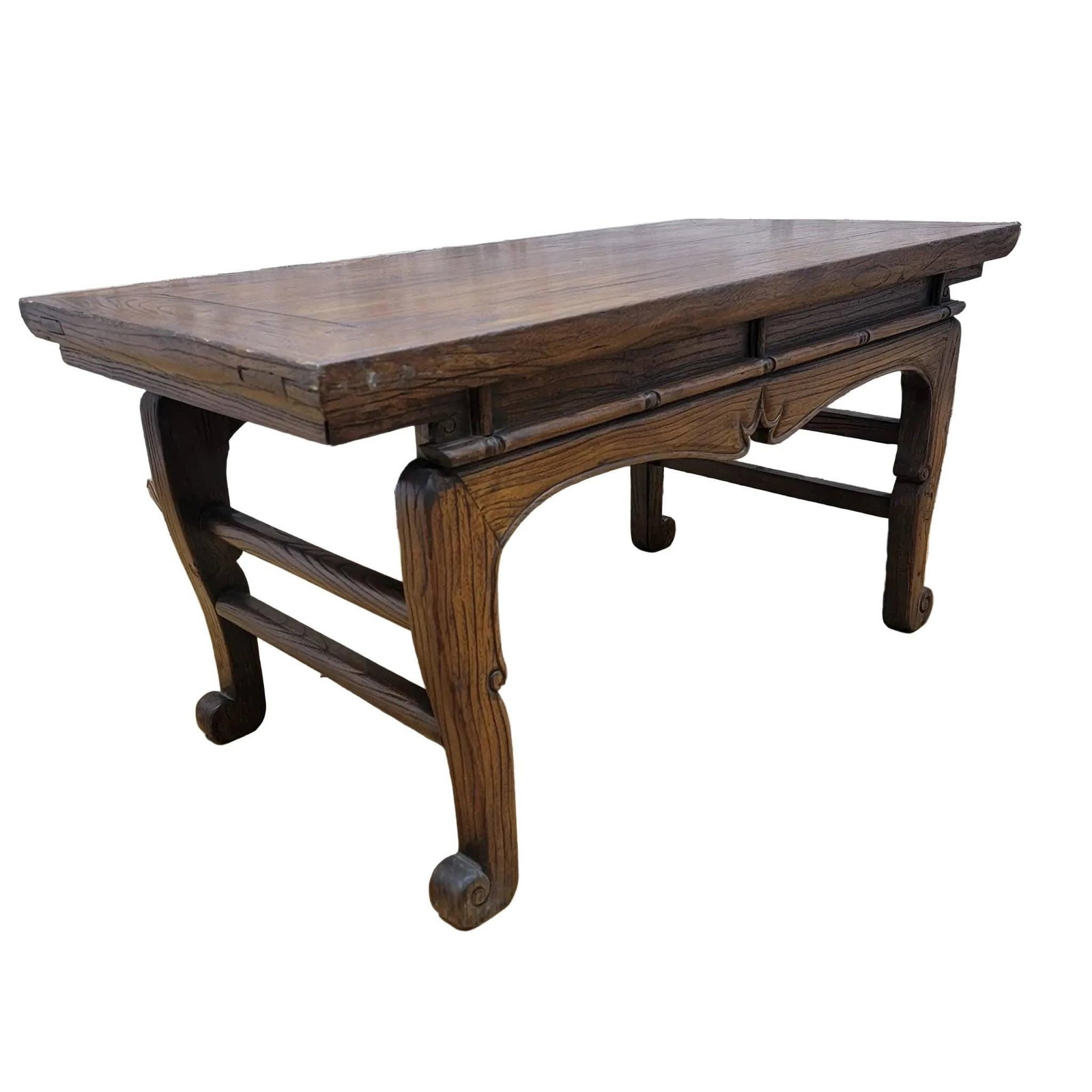 Antique Chinese Elm Coffee Table - 8
