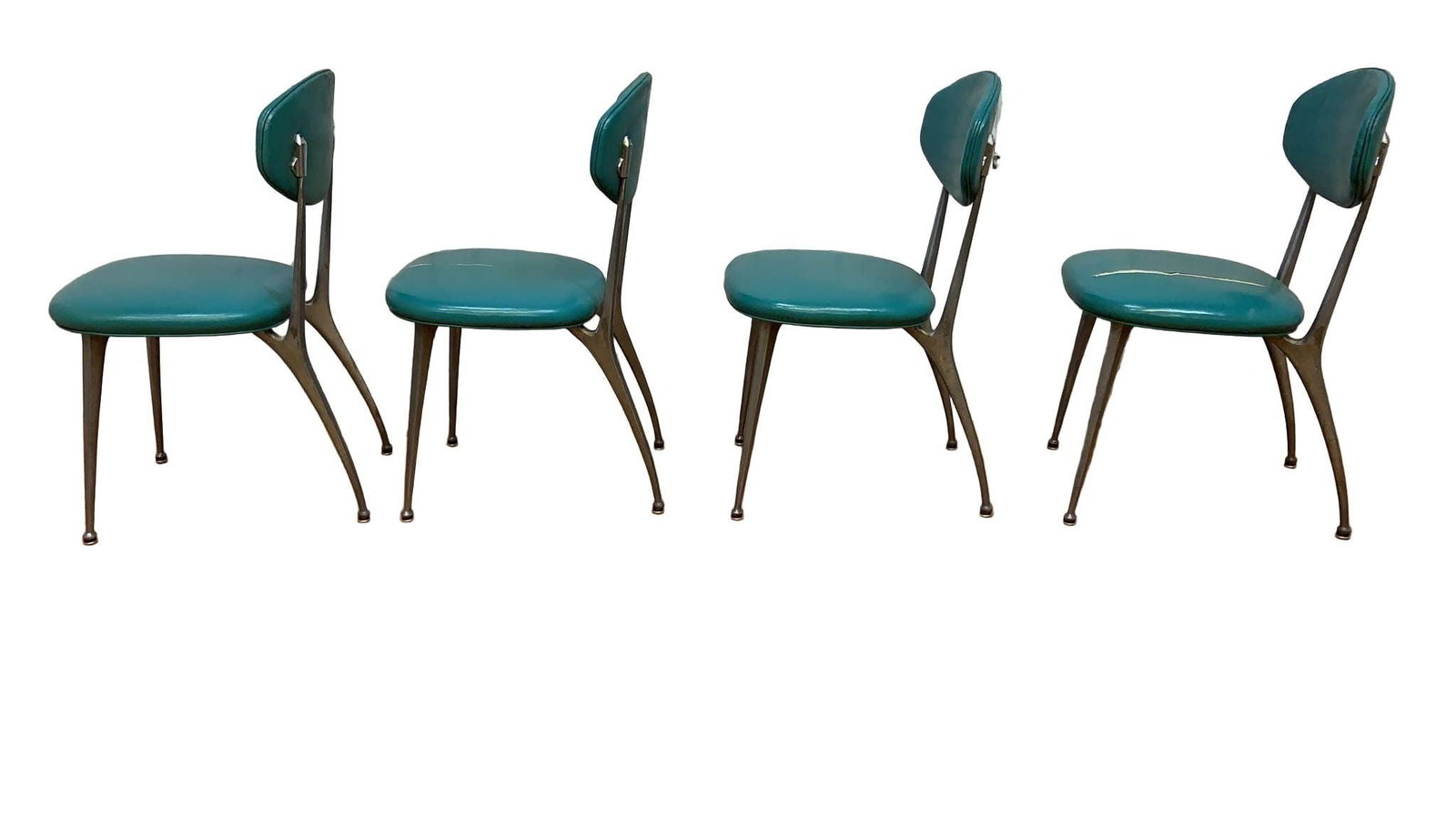 MCM Shelby Williams Gazelle Model Cafe Chairs - Set of 4 - 5