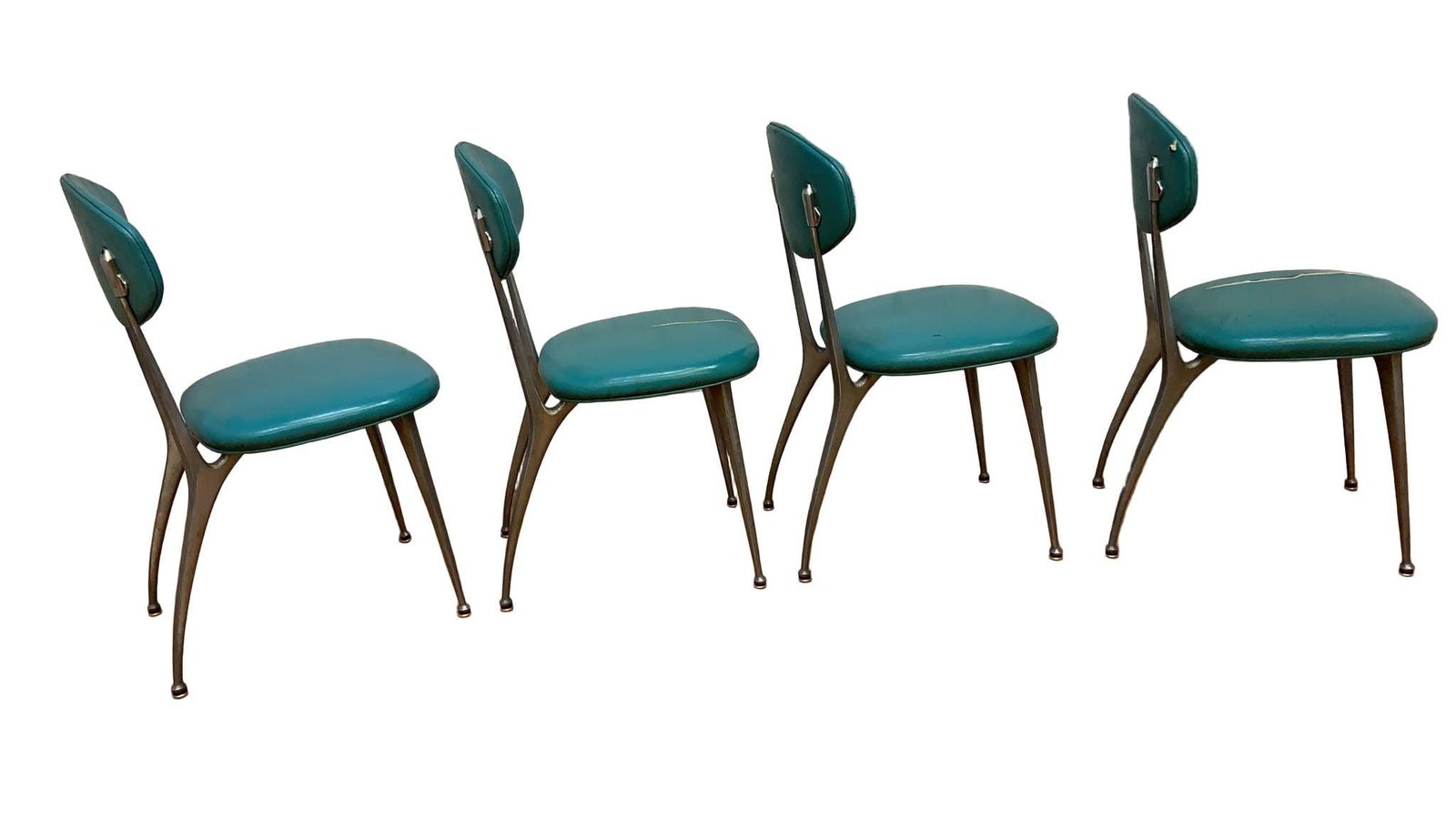 MCM Shelby Williams Gazelle Model Cafe Chairs - Set of 4 - 8