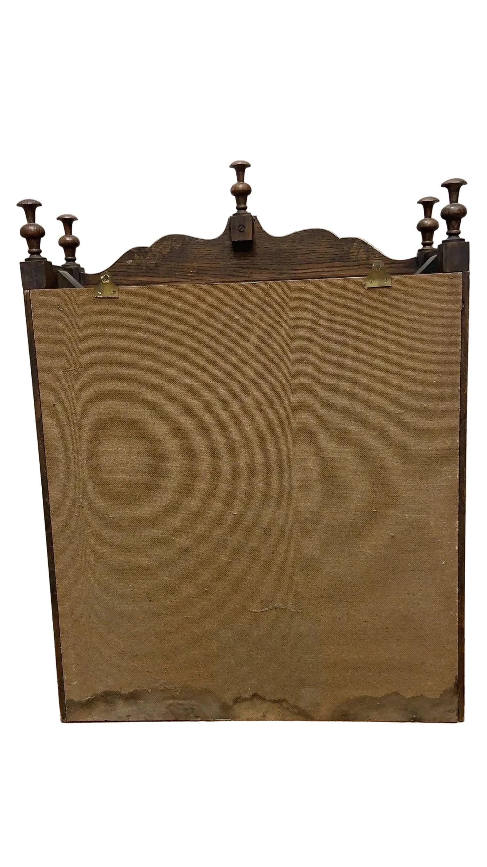 Vintage Carved Wall Hanging Shelving Unit - 5