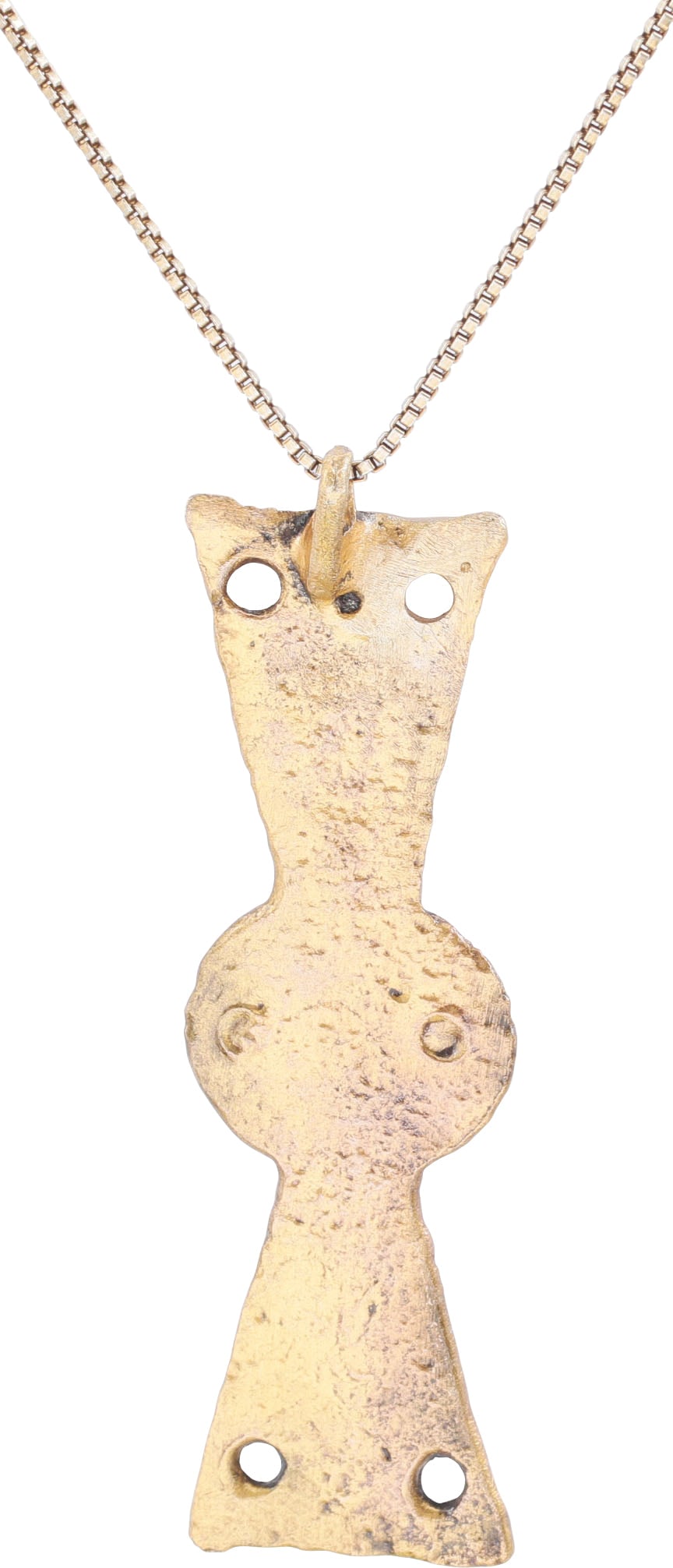 FINE ROMAN LEGIONARY'S SWORD BELT MOUNT NECKLACE, LATE 4TH CENTURY AD - 2