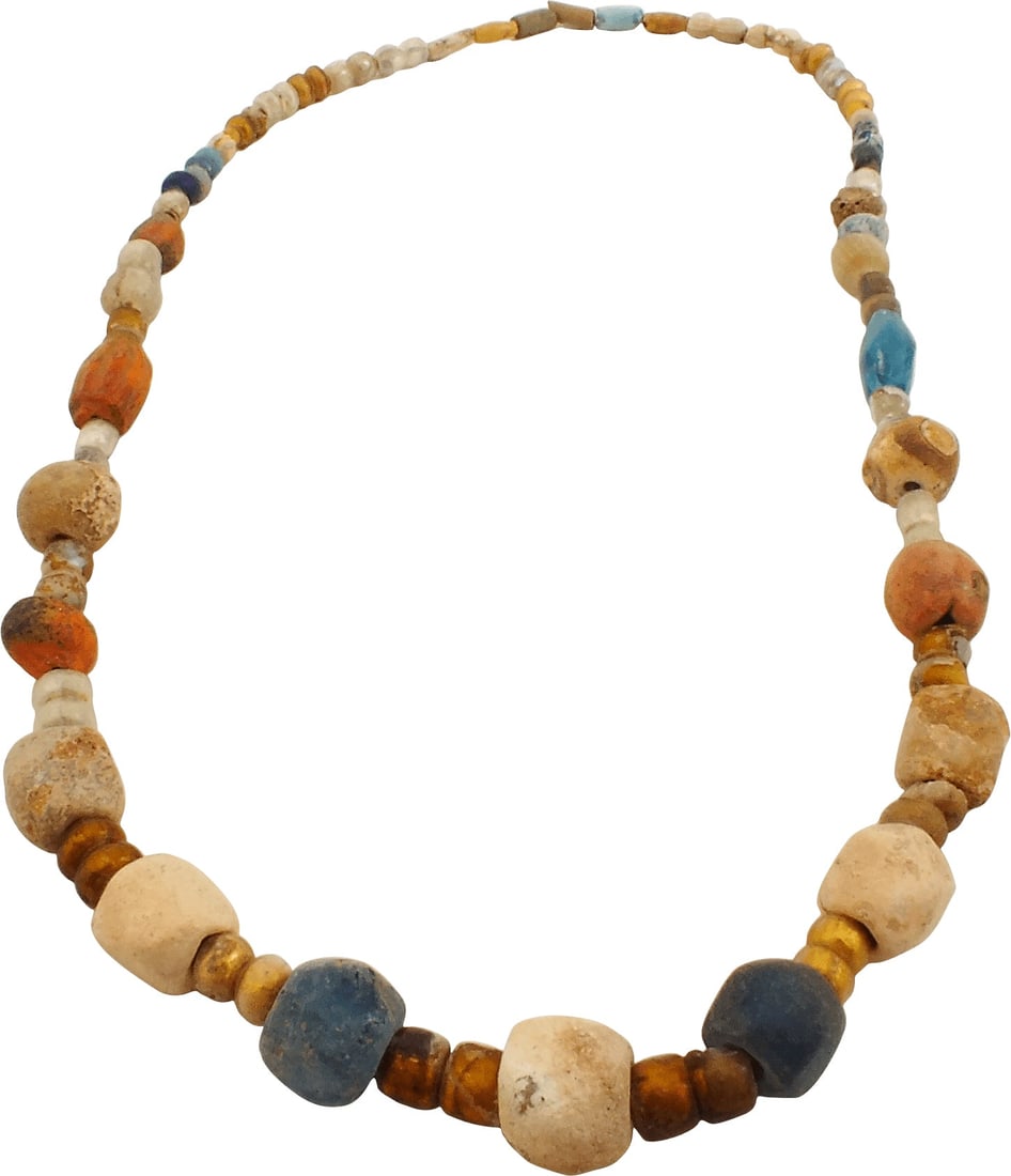 VIKING GLASS DOUBLE BEAD, C.850-1050 AD - 2