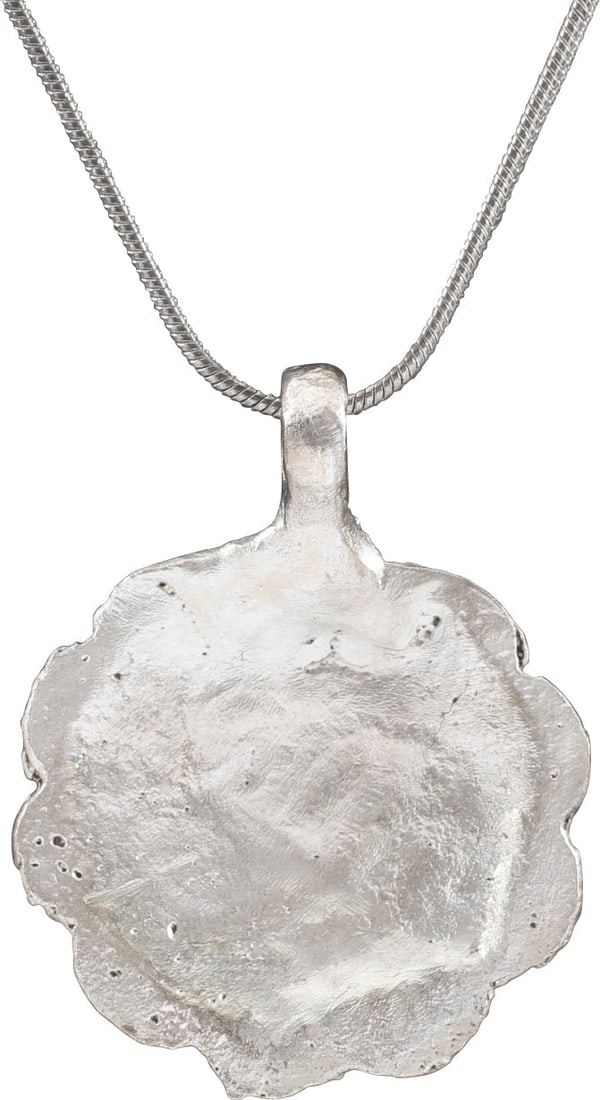 ROMAN WHEEL OF FORTUNE AMULET NECKLACE, 3RD-6TH CENTURY - 2