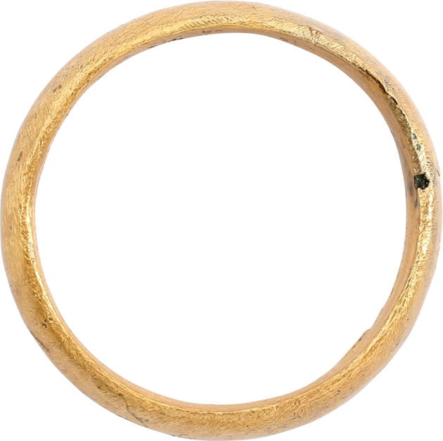 VIKING WOMAN'S WEDDING RING, 9TH-11TH CENTURY AD, SIZE 7 3/4 - 2
