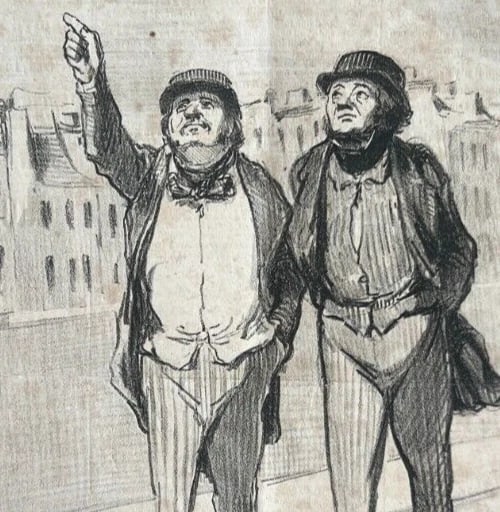 Daumier - Tout ce qu'on voudra, Eclipse - 19th century Antique Print - 5