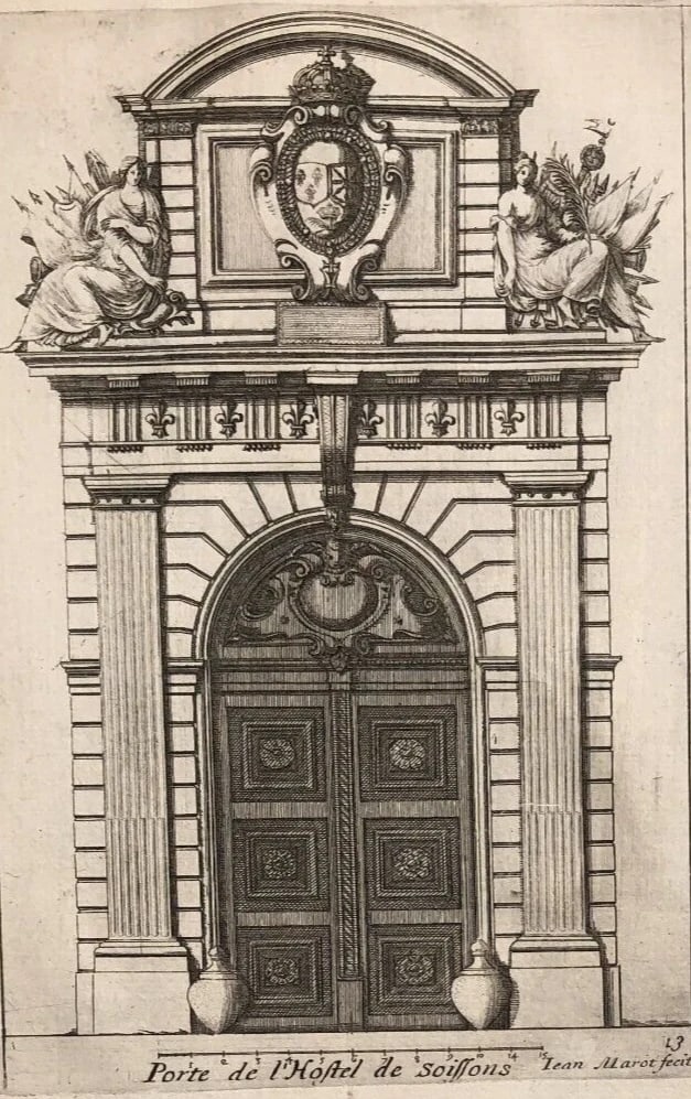 Antique Original Etching Jean MAROT Mariette Doors x7 Etchings (1 of 8)