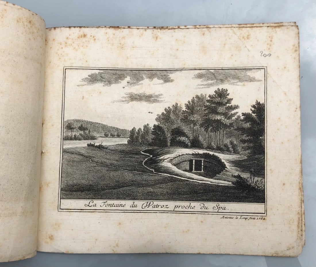 Antoine LE LOUP 1730-1820 - Landscapes, River - Antique Original Etching - 6