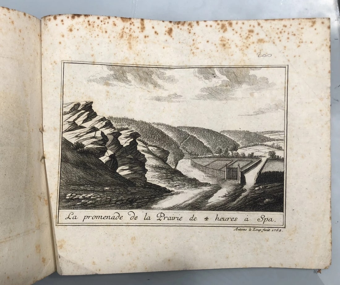 Antoine LE LOUP 1730-1820 - Landscapes, River - Antique Original Etching - 8