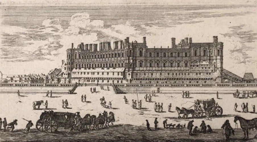 Antique Original Etching Israël SILVESTRE (1621-1691) St German en Laye Chateau: Title: Antique Original Etching Israël SILVESTRE (1621-1691) St German en Laye Chateau Description: Engraving on paper 13 x 22 cm stains, stick to a paper Reserve: $50.00 Shipping: Domestic: Flat
