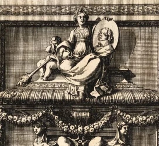 Jean Le Pautre (1618–1682) Architecture, Sculpture Antique Etching Original - 3