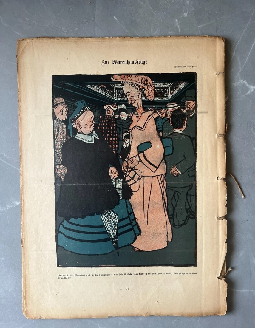 Antique Magazine, Der Wettbewerb um Englands Gunst Simplicissimus 1908 - 11