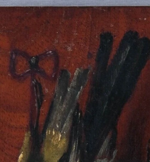 19th century Birds Still Life - Painting Antique Original - 5