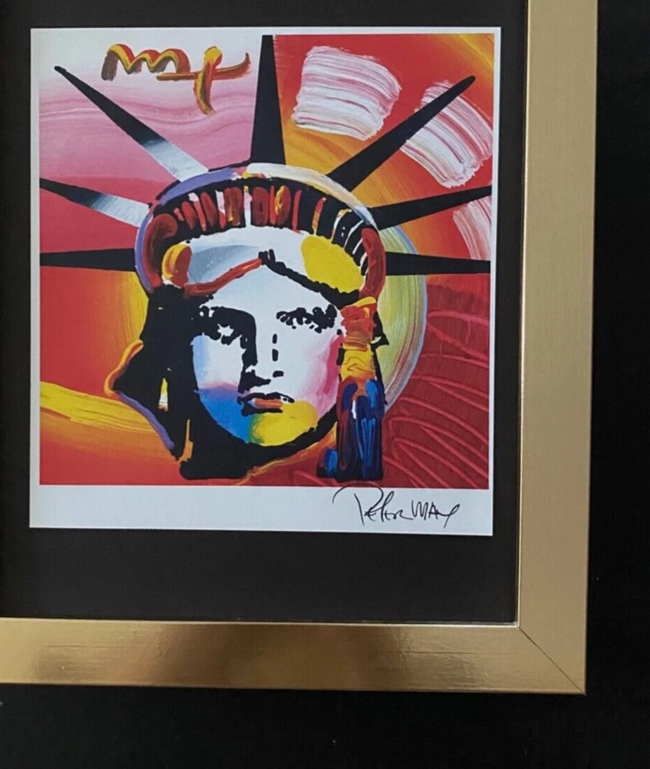 Peter Max | Vintage Print Signed | Mounted in a New 10x8 in Frame | Buy it Now! - 2