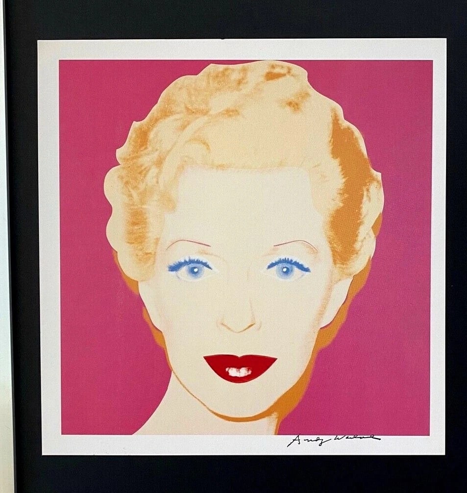 ANDY WARHOL x LANA TURNER – ICONIC VINTAGE PRINT – SIGNED & FRAMED! - 2